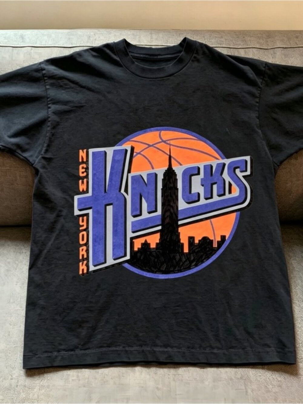 New York Knicks black Women Men T-shirt unisex